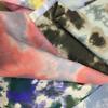 100*150cm Color Tie Dye Washed Denim Fabric For Diy Sewing Skirt Jeans Dress Coat Clothes Stretch Tie-dyed Denim Cotton Fabric