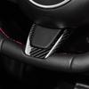 AIRSPEED Carbon Fiber Steering Wheel Trim Garnish for Abarth 500 Customizable Interior Stylish and stylish Includes tape for easy Carbon 595/595C/Fiat
