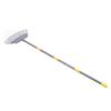 Garden Rake Wide Leaf Rake for Shrub with 25 Tines Yard Thatching Rake with Adjustable Handle for Picking Leaves Grass Clippings Garbage