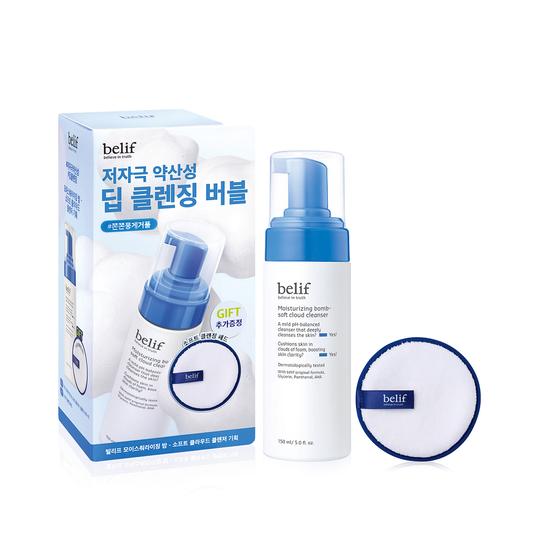 belif Moisturizing Balm Soft Cloud Cleanser 150ml (+Soft Cleansing Pad)