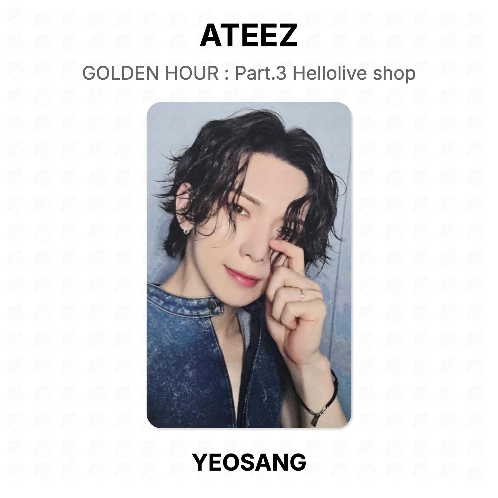 ЗОЛОТОЙ ЧАС ATEEZ : Часть 3 Магазин Hellolive Официальная фотокарточка YEOSANG