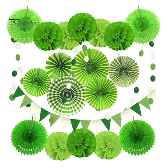 1 rinkinys vakarėlio dekoravimo rinkinys spalvingi popieriniai gėlių vėduoklės pomponai baneriai karnavalas gimtadienis šventė fiesta dekoracijos