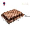 LC LIVING Thai Acacia Wood Checkerboard Cutting Board