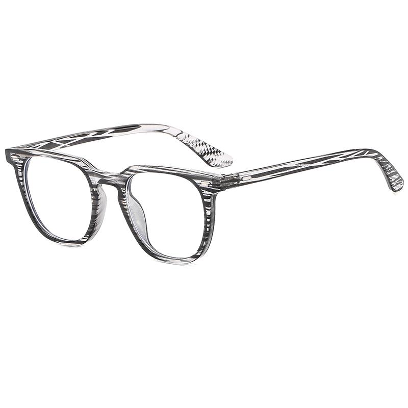 New Style Glasses Trendy Rice Nail Flat Glasses For Men And Women Fashionable Square Glasses Frames 3875