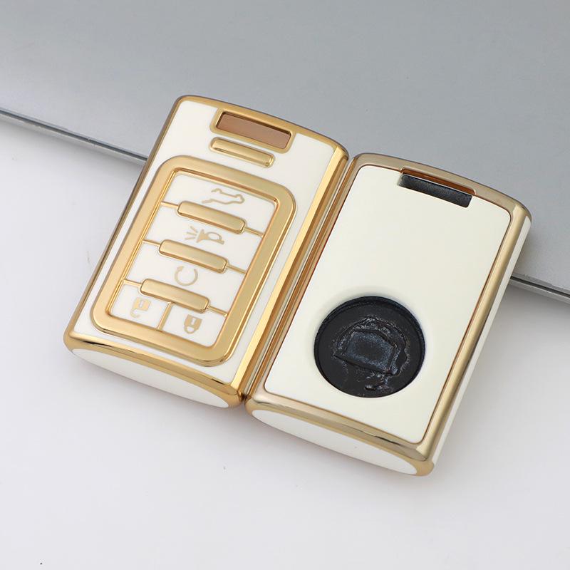 

Старый чехол для ключа Cadillac для XTS, Escalade, SRX, Seville, SLS, CTS – Корпус пульта и детали пряжки