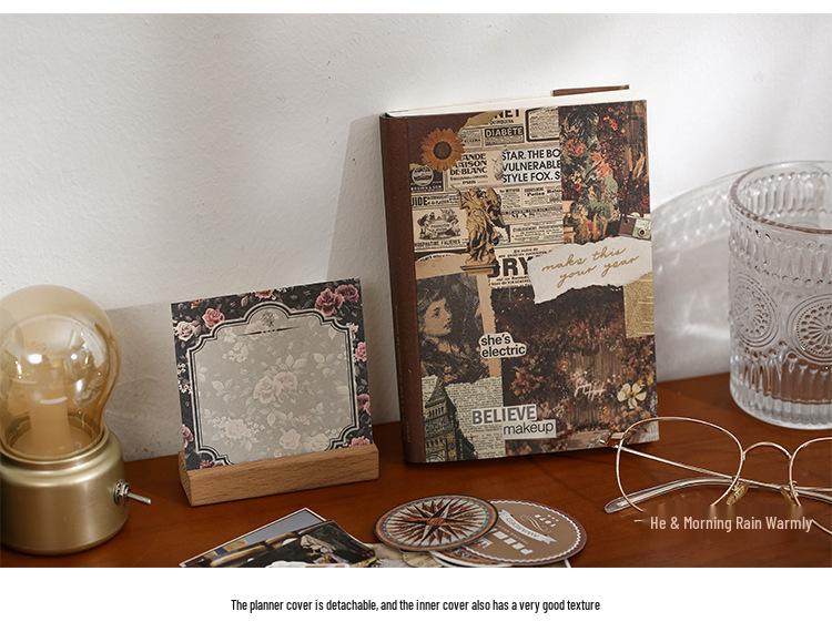 Yihe Retro Journal Gift Set: High-Value Stickers, Memo Pads, and DIY Literary Journal Book.