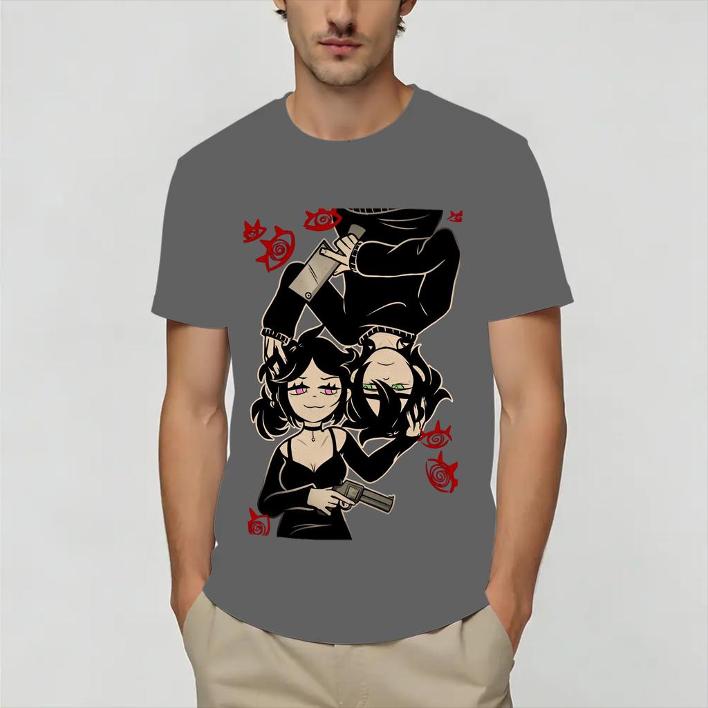 The Coffin Of Andy And Leyley T-shirt Sommar Populära T-shirts Unisex Bomull Överdimensionerade T-shirts Kortärmad Y2K Vardaglig T-shirt