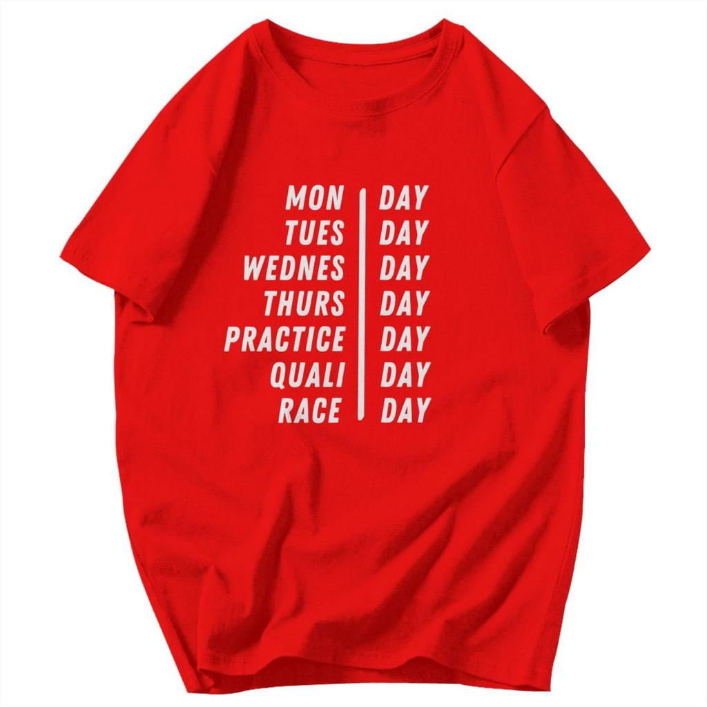 Men T Shirt Race Week Funny Summer Y2K Graphic Anime Unisex Clothing T Shirts