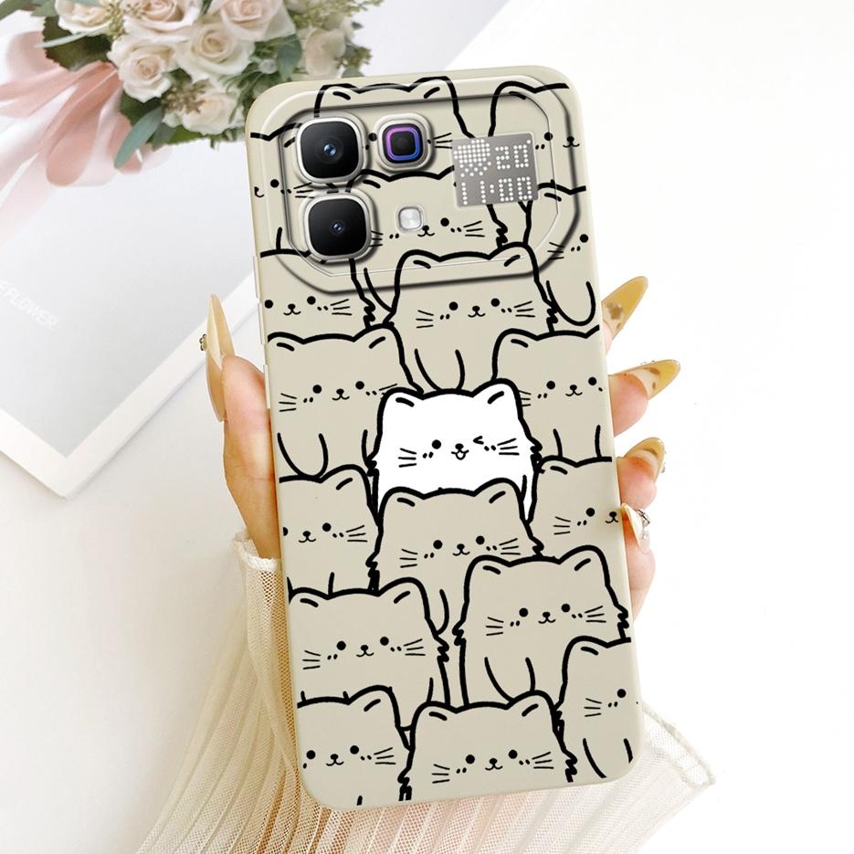 Für Infinix Note 60 Pro Hülle X6878 Niedliche Katze Astronaut Cartoon Hülle Weiche Silikonhülle Für Infinix Note 60 Ultra Note60 Pro Taschen