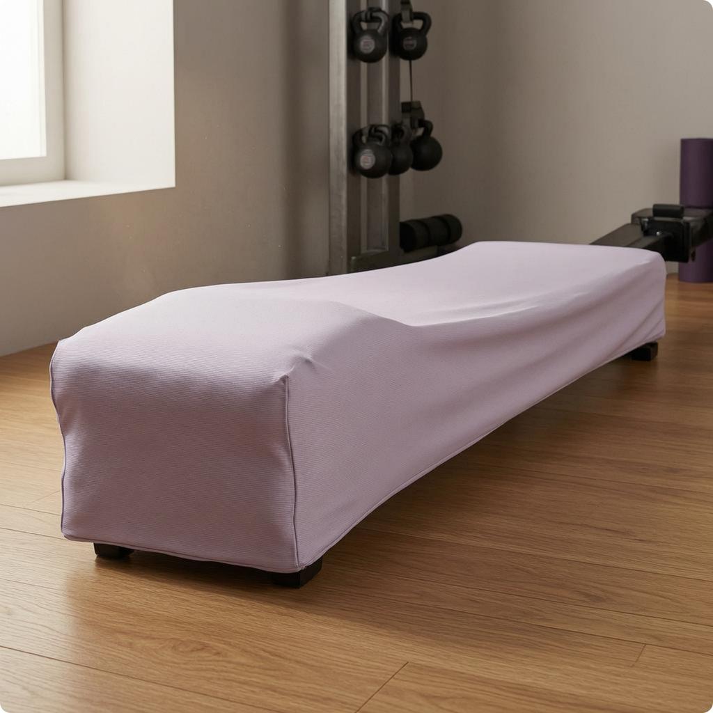 Stretch Rowing Machine Cover Elastic Slip-On Rowing Machine Cover Fitness Gear Drawstring Hem Stitched Seams For Storage