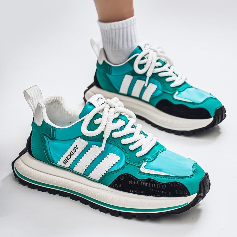 Sneakers Summer Breathable and Lightweight Forrest Gump Jogging Shoes Teen Trend Casual Dad Shoes Thick-soled Heightening Men's Shoes