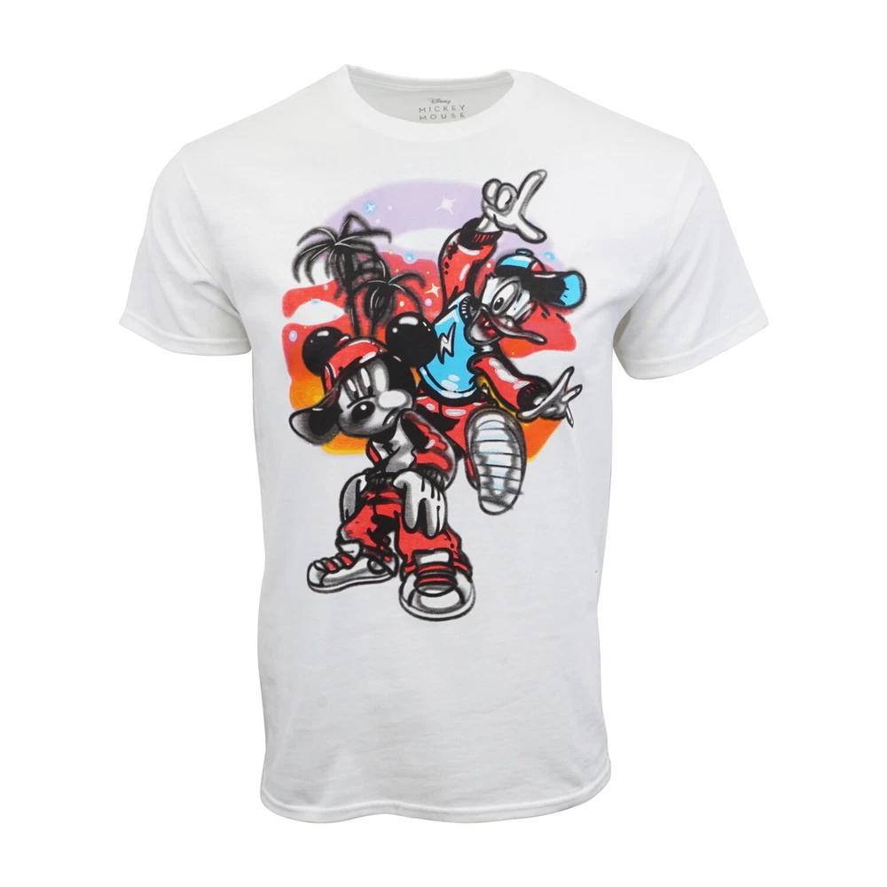 Mickey Mouse And Donald White T Shirt Official T Shirt S