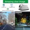 Gwyaf White Trailer Truck Camera  AHD1080P Mini Front/Side Reversing Camera Wide View Angle Fifth Wheel/RV Camper Parking Camera