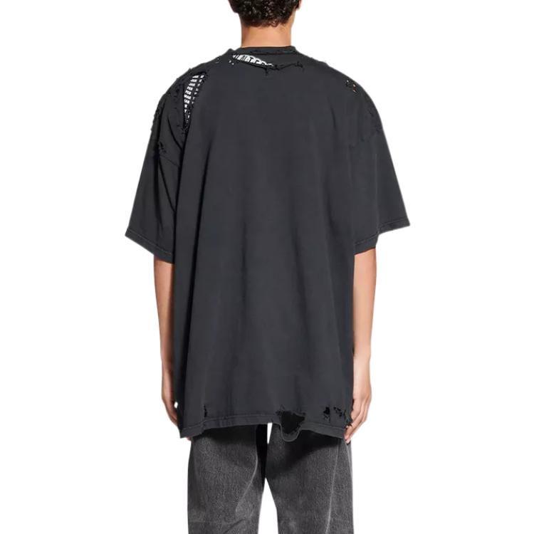 Balenciaga T Shirt Unisex Black 704056TMVA59034