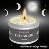 EVODUCK Full Moon Scented Candles 3oz Law of Attraction Manifestation Energy Boosting Christmas Home Decoration Jasmine Candles