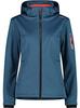 CMP Softshell Jacket Zip Hood Women (39A5006M) Lake Melange