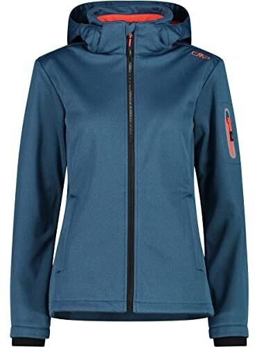 CMP Softshell Jacket Zip Hood Women (39A5006M) Lake Melange