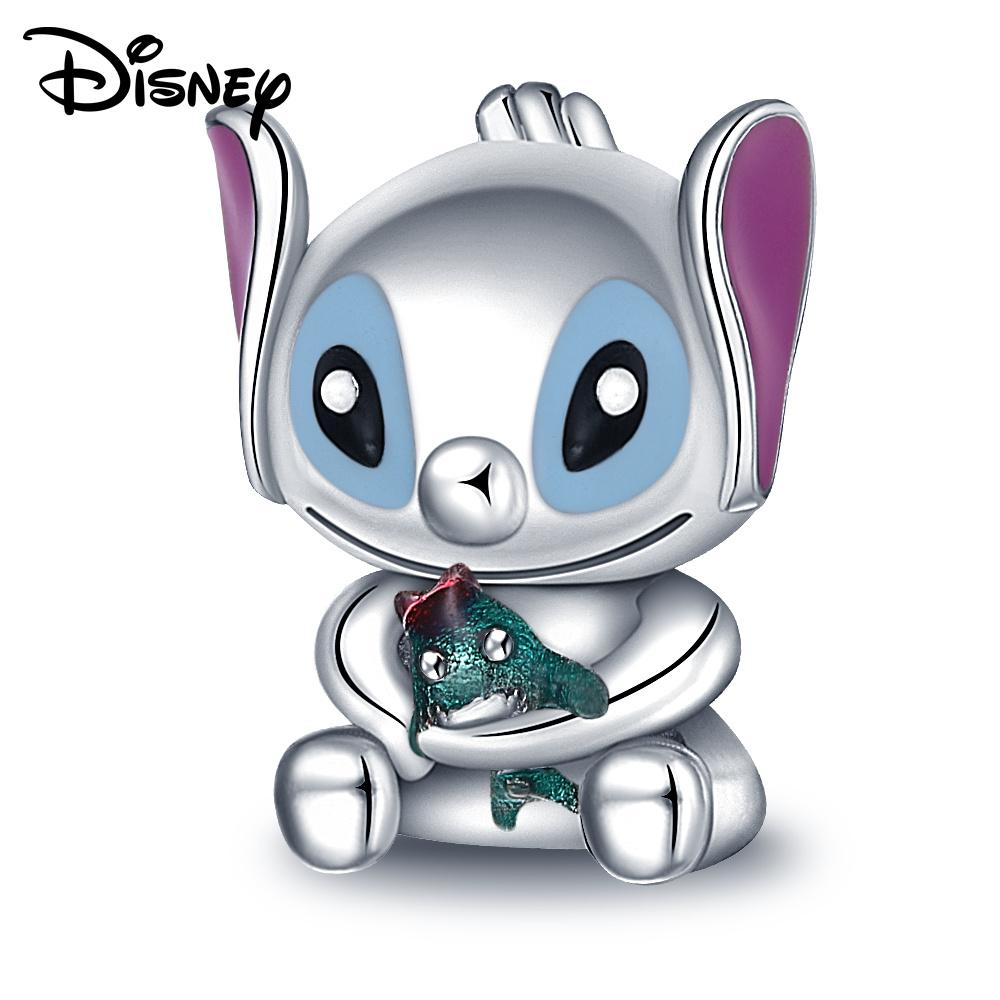 Disney 925 Silver Mickey Minnie And Snow White Pendant Beads Various Styles Suitable For Diy Bracelet