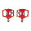 MEROCA Dual Sided Platform Multi Use Pedal for SPD Mountain Bike Bicycle Sealed Clipless Pedals