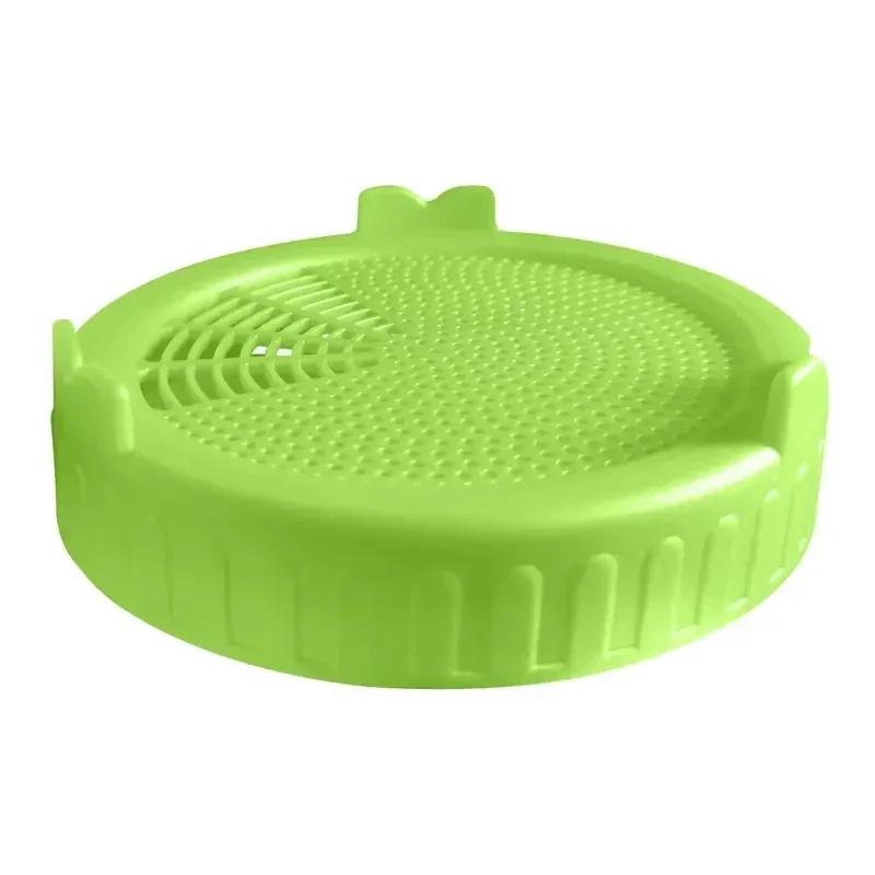 1PC Grow your own new shoots with this wide mouth 86mm calibre wide mouth Mason jar sprouting lid!