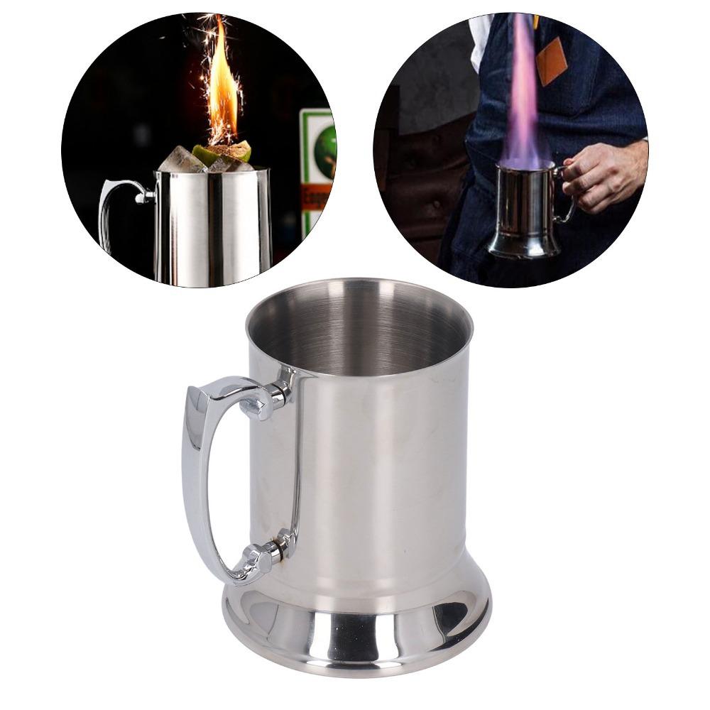 Stainless Steel Stainless Steel Beer Mug Insulated Insulated Coffee Mug  Cold Beverages