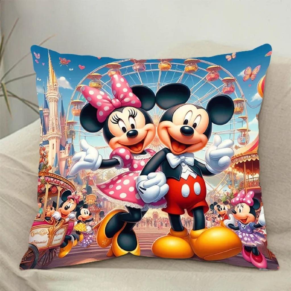 Pohodlný polštář pokoj ložnice kancelář kavárna polštář do auta obývací pokoj M-Mickey M-Minnie povlak na polštář Disney polštář domácí dekoraceBZDSN-,