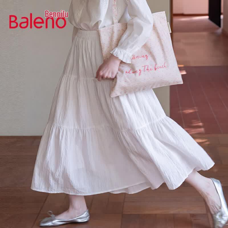 Baleno Women s High-Waist A-Line Midi Skirt One Size
