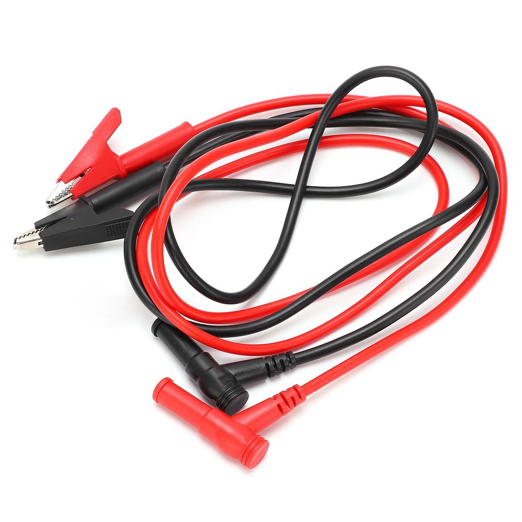 P08 4mm Multimeter Test Line DIY Plug to Clip Testing Cable for Car Diagnosis Testing