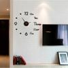 Creative Luminous Wall Clock Living Room Wall Sticker Clock Mute Clock Clock Wall Home Decor Wall Digital Clock