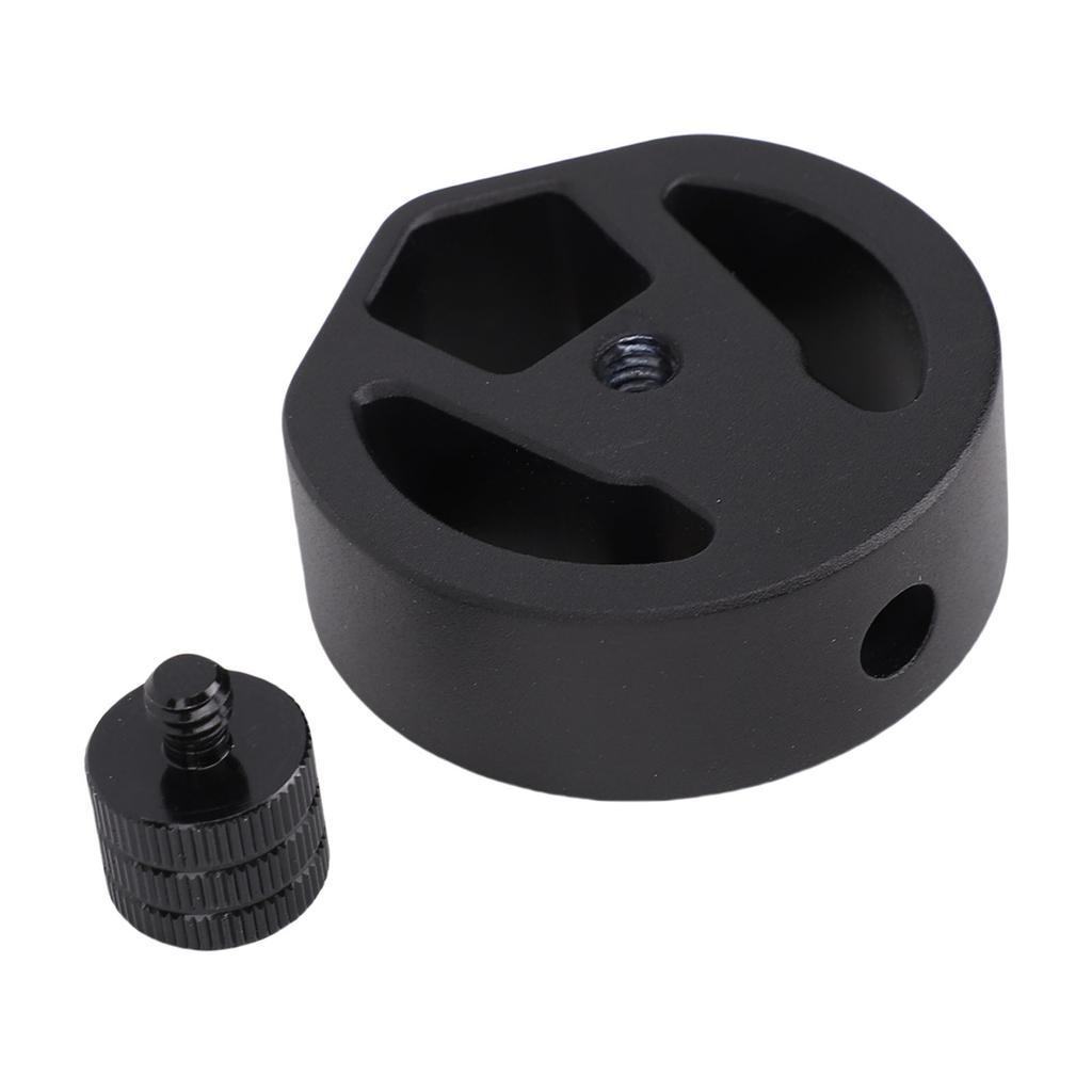 Tripod Adapter Suitable for Mini Dish Aluminum Alloy 1 4in 20 and 3 8in 16 Threaded Mount Adapter