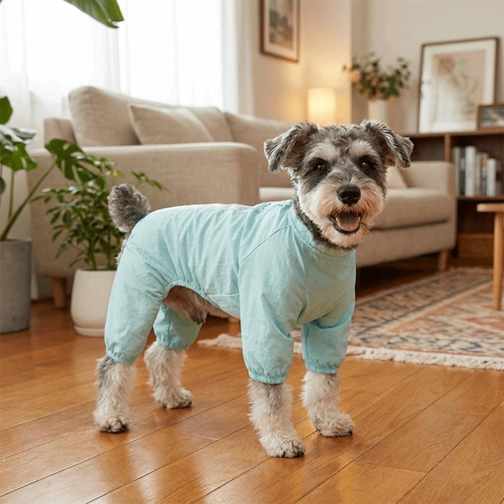 Polyester Fiber Pet Four Legged Pants Waterproof Thin Dog Jumpsuit Dust-proof Insect Prevention Pet Clothes for Dogs Cats
