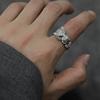 Stylish And Trendy Animalthemed Ring With Silver Leopard Head Perfect For Women Fashionforward