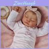 Silikonová panenka Reborn 19 palců s realistickými rysy pro sběratele a jako dárek