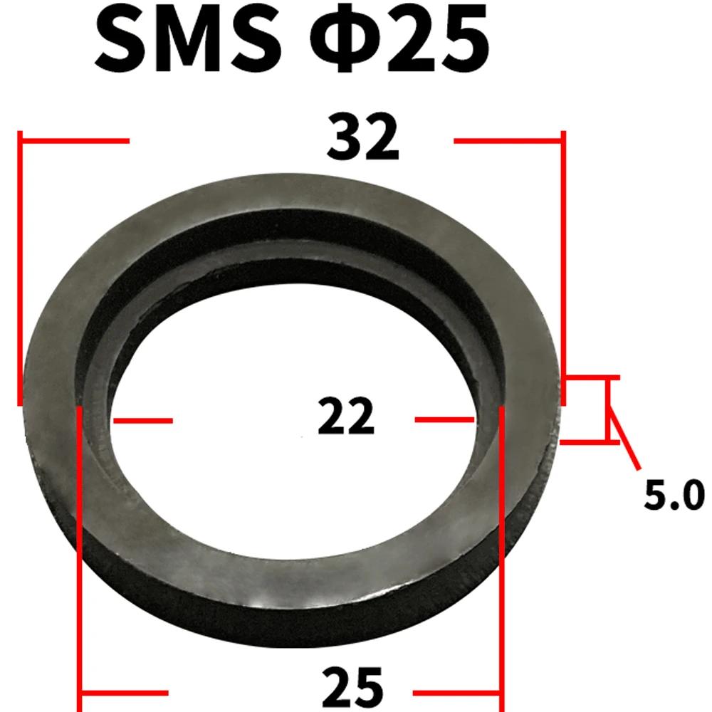 19 25 32 38 45 51 57 63 -159mm EPDM Flat Seal Gasket For Stainless SMS Union Sanitary Homebrew