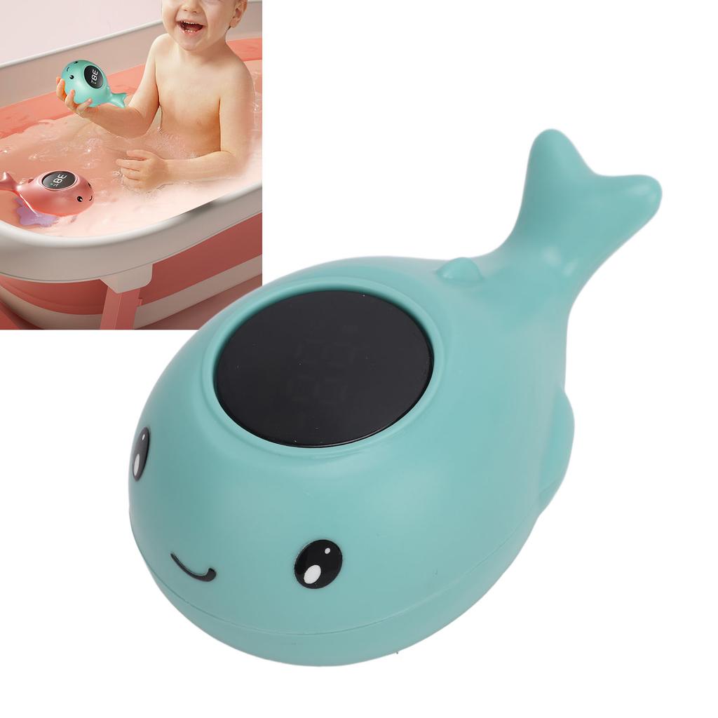 Whale Bath Temperature Tester Digital Waterproof Lovely Infant Bath Temperature Monitor for Washroom
