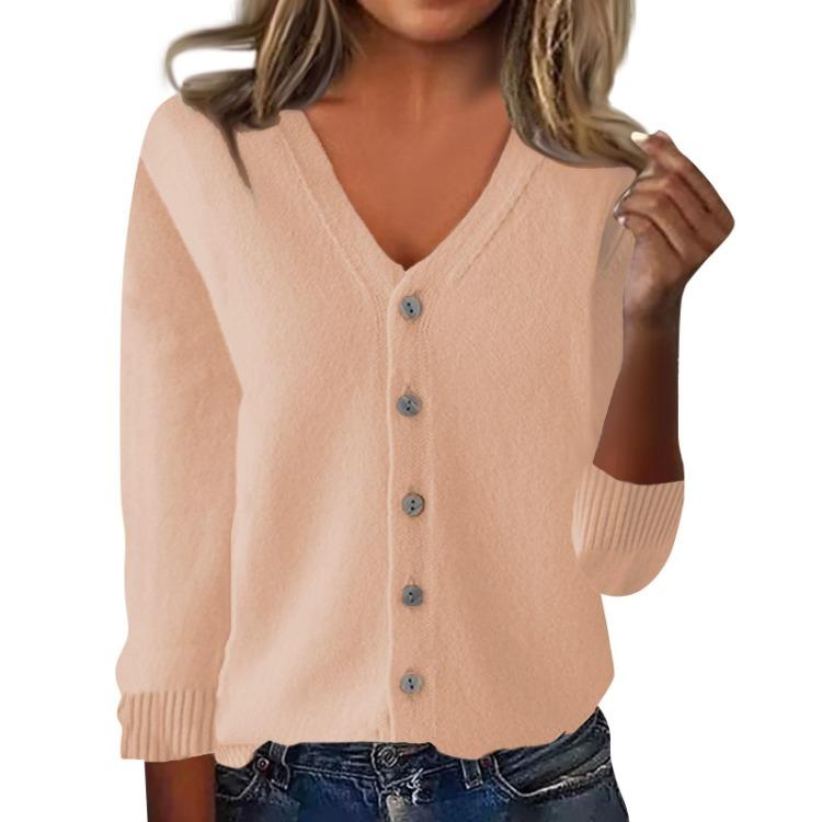 Women Casual Long Sleeve Knit Cardigan Loose Fit Fashion Top Jacket