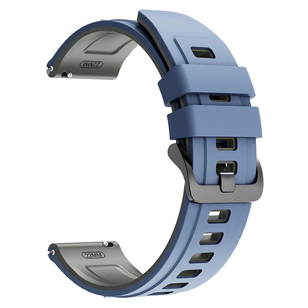 22mm Watchband For TicWatch Pro 2021/3 Ultra LTE/GPS Silicone Strap For TicWatch Pro GTW GTH2 GTX S2 E2 Sport Bracelet Wristband