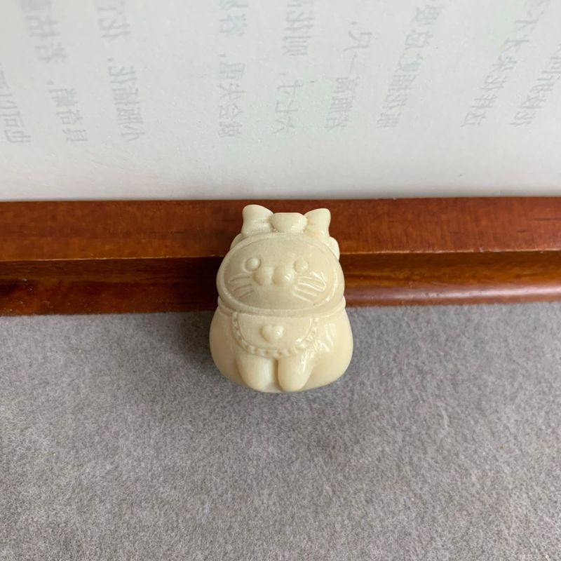 

Фартук из слоновой кости с фруктами, Кот, DIY аксессуары, Ручная работа, Несущий ремень, Ожерелье, Бусины Будды Вэньвань, Браслет, Аксессуары для браслета Ivory apron cat