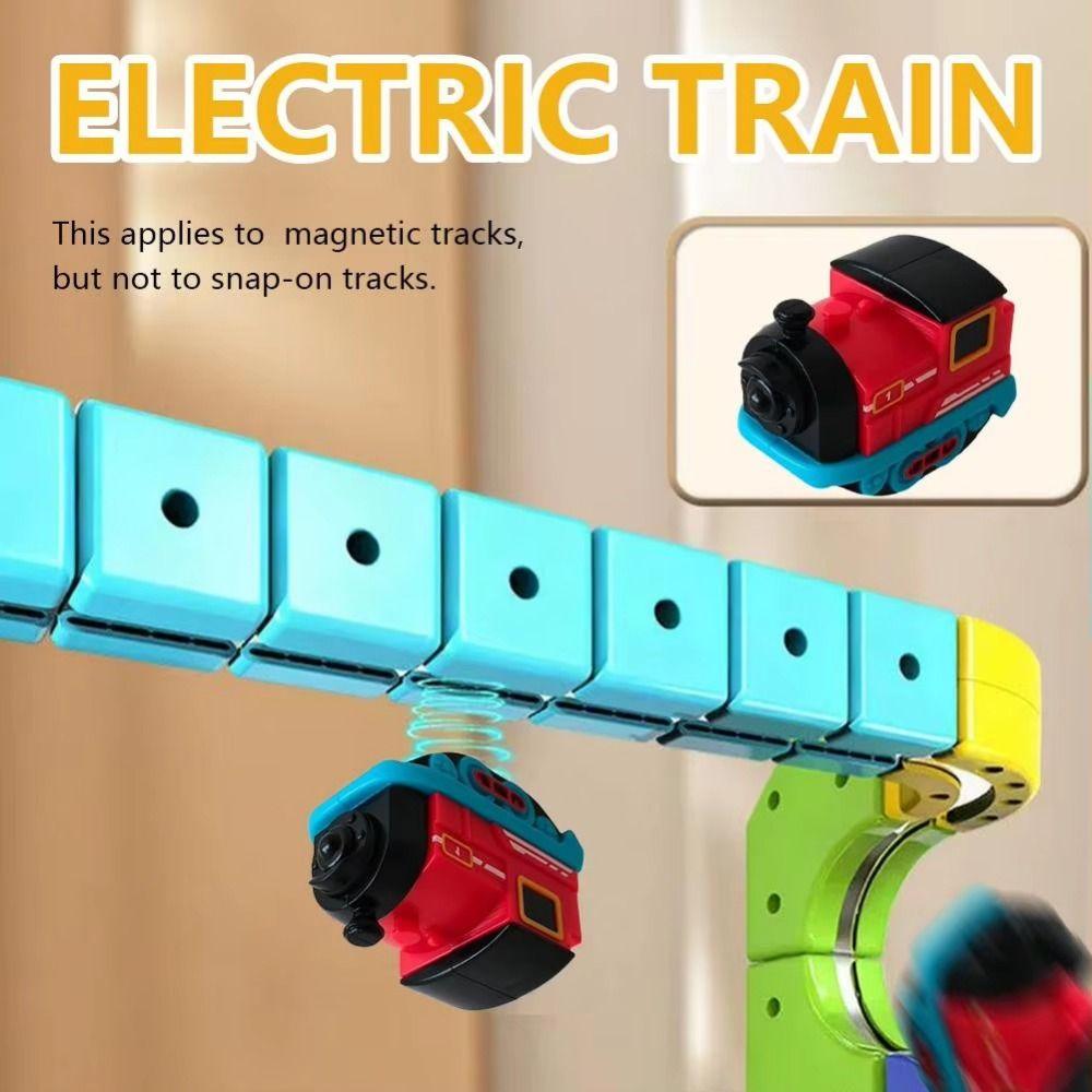 Plastic Magnetic Tracks Train Smooth Steady Driving Magnetic Train Diecast Toy  Kids Toy