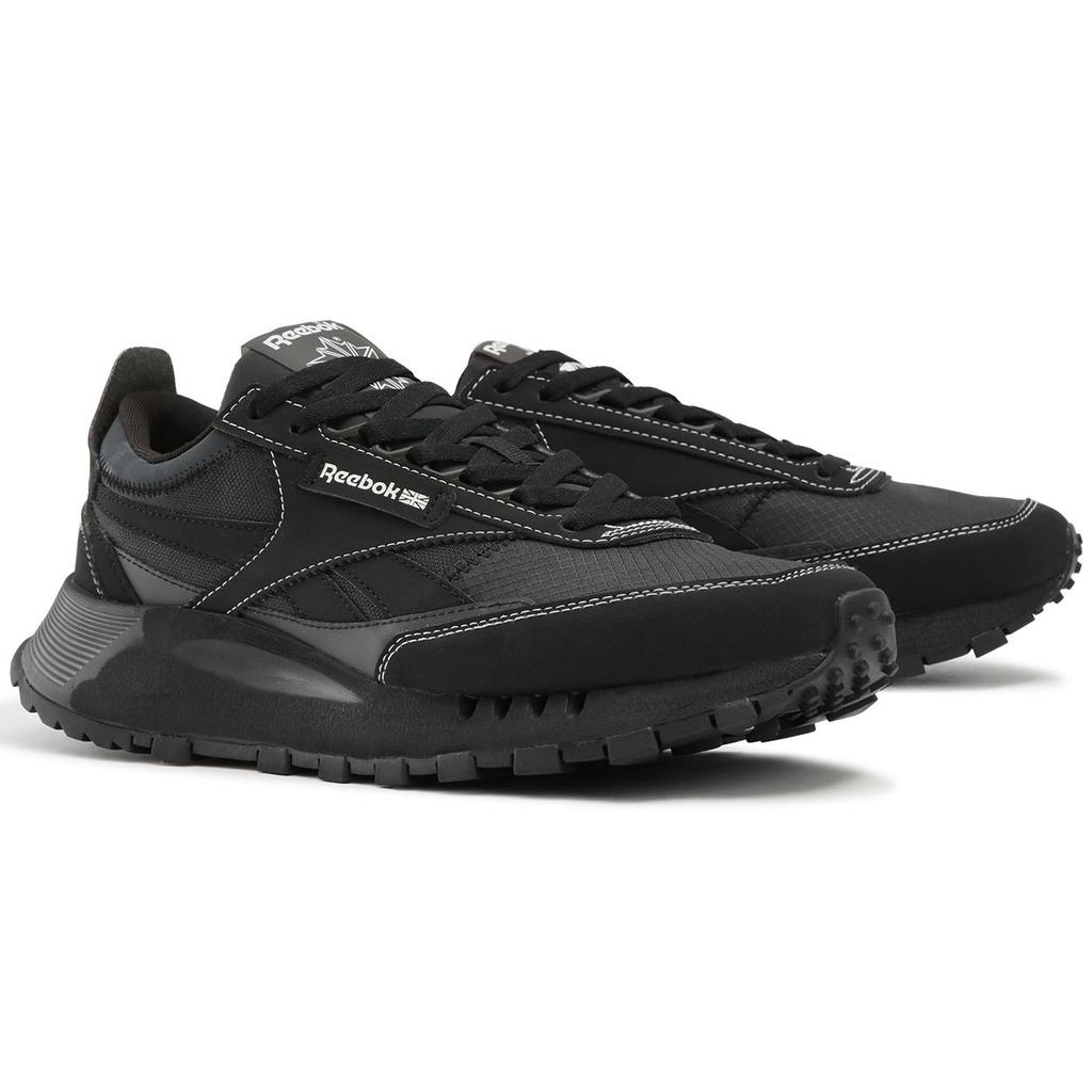 Reebok Cl Legacy W Retro Classic Trendy Comfortable Versatile Thick Sole Low Top Running Shoes Unisex Sneaker Black 25SRC903U1GH1