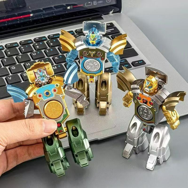 Fingertip Mechanical Gyroscope Creative DIY Transforming Robot Educational and Stress-Relieving Children Adult Sensory Toys