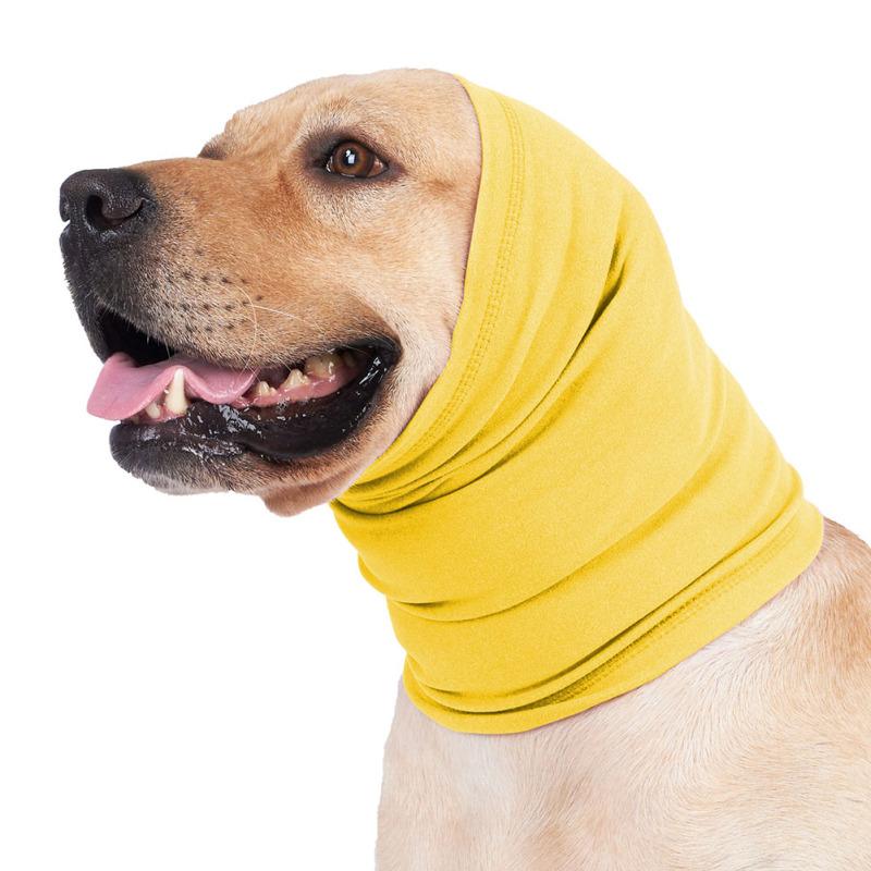 Pet Dog Ear Cover Wrap Noise Snood Anti-scare Noise Protective Ear Muffs For Calming Anxiety Relief