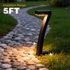 4/6/8Pcs Solar Lights 7-Shape for Garden Lawn IP65 Waterproof Pathway Landscape Lighting 6 LED Auto Dusk to Dawn Solar Ground Light