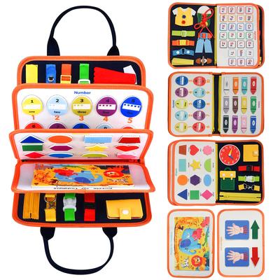Activity Board Montessori per Bambini dai 3 ai 6 Anni - Giocattolo Educativo Sensoriale per l'Apprendimento Precoce e lo Sviluppo delle Abilità Motorie Fini