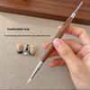 Wood Double Headed Nail Art Brush Carving Flower Painting Pen Mixing Pen Diy Manicure Tool Multifunctional