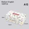 50/100Pcs Disposable French Fries Box Food Fried Chicken Packaging Box Party Supplies Food For Kids Birthday Tray