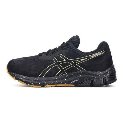 Gel-Pulse 11 Bequeme Lässige Stoff Strapazierfähige Low-Top Laufschuhe Damen Sneaker Schwarz 1012A820-001