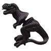 Non-fading Alloy Jewelry Piercing Earring 3D Tyrannosaurus Rex Design Stud
