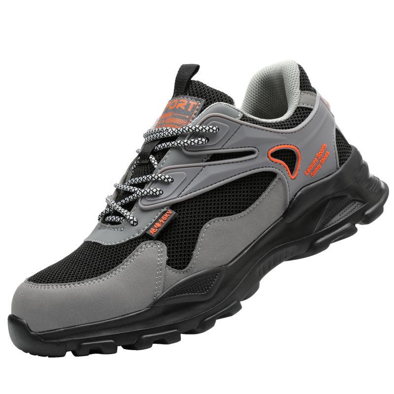 Labor Insurance Shoes Plastic Bag Head Anti-smashing and Anti-piercing Protective Shoes Breathable Insulating Shoes