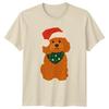 Christmas Dog Santa Hat Holidays Unisexs TShirt Unisexs Tee Graphic Unisex Top